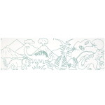 Meri Meri Omalovánky s voskovkami v tubě – Dinosaur, zelená barva, papír