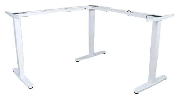 Equip Elektrický rám stolu Triple Motor L-tvar bílá / Rám stolu / výškově nastavitelný / nosnost 150 kg / kov (650821)