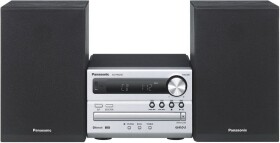 Panasonic SC-PM250EC-S stříbrná / mikrosystém / 20 W / CD-R RW / MP3 / FM / BT / USB (SC-PM250EC-S)