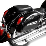 Pevné boční kufry z Abs se zámky, 2x18L