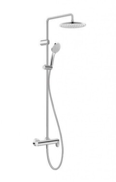 DURAVIT - Wave Sprchový set s baterií, průměr 25 cm, 3 proudy, chrom WA4280007010