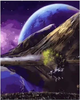 NORIMPEX Diamantové malování Planeta