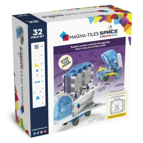 MAGNA-TILES® Magnetická stavebnice - Space 32 ks