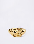 Maria Black Swan Mini Signet Ring Gold Gold 54