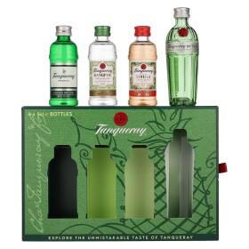 Tanqueray Gin Miniature Set 4x0,05L - Dárkové balení