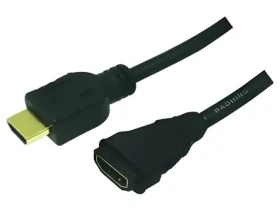 LogiLink HDMI 1.4 černá / Prodlužovací kabel / HDMI M/F / 5 m / s Ethernetem (CH0058)