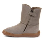 Dětské zimní barefoot boty TEX SUEDE Gray G3160250-3 - 34