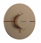 HANSGROHE - ShowerSelect Comfort Termostatická baterie pod omítku, kartáčovaný bronz 15559140