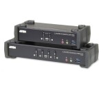 ATEN 4-port 4K DisplayPort KVMP USB3.0, audio