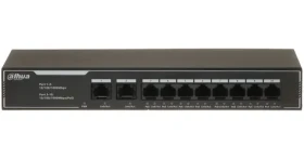 Dahua SG1010LP / Switch / 1000 Mbps / PoE+ / 65W (SG1010LP)