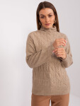 Jumper AT SW 23401.97P světle hnědý jedna velikost