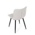 Jídelní židle, béžová, látka, HC-462 BG2