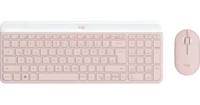 Logitech MK470 Slim Combo růžová / Set klávesnice a myši / Slim / Bezdrátový (920-011314)