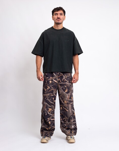 Carhartt WIP Fletcher Pant Camo Feather Tree, Black S