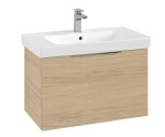 VILLEROY & BOCH - Architectura Umyvadlová skříňka, 75x47x44 cm, 1 zásuvka, Nordic Oak B89200VJ
