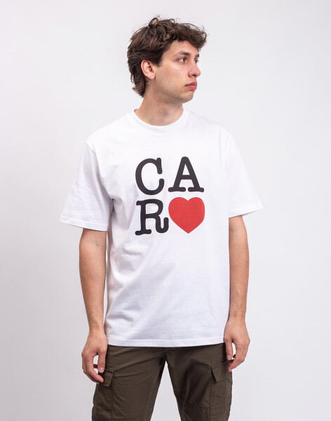 Tričko Carhartt WIP S/S I Hartt T-Shirt White