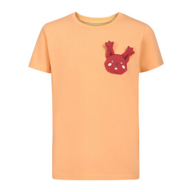 Dětské bavlněné triko nax NAX OMESO peach 140-146