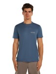 ICEBREAKER Mens Mer 150 Tech Lite SS Tee IB Wordmark, Dawn velikost: M