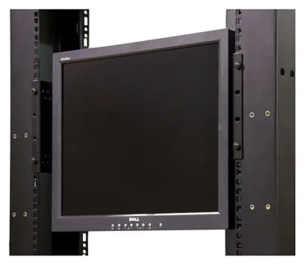 StarTech rámeček pro montáž monitoru do racku černý / Rámeček pro monitor / Rack 4U / ocel (RKLCDBK)