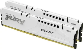 Kingston FURY Beast White 32GB (2x 16GB) 6000MHz / DDR5 / CL36 / DIMM / 1.35V / EXPO (KF560C36BWE2K2-32)
