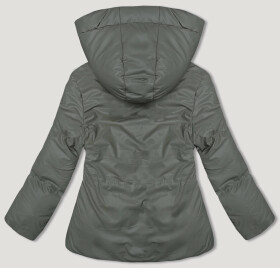 Zelená volná dámská zimní bunda (5M3185-236) odstíny zelené XL (42)