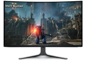31.6" DELL AW3225QF Alienware curved bílá / QD-OLED / 3840x2160 / 16:9 / 0.03ms / 1000cdm2 / HDMI / DP / USB-C (210-BLLV)