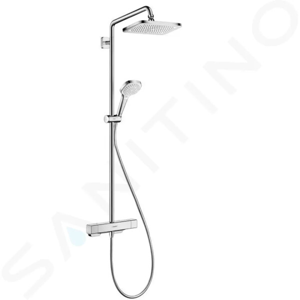 HANSGROHE - Croma Sprchový set Showerpipe s termostatem, 1jet, EcoSmart, chrom 27660000