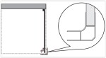 HOPA - Sprchová zástěna ANTA FISSA CC - Barva rámu - Bílá, Rozměr A - 90 cm, Výplň - Polystyrol 2,2 mm (acrilico) BSAFI90CCP