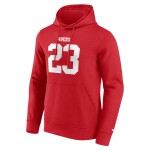 Fanatics Pánská mikina San Francisco 49ers NFL Christian McCaffrey #23 Player Hoodie Velikost: XL