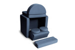 SHAPPY Dětský pěnový houpací taburet SHAPPY ORIGINAL Barva: Dark Grey
