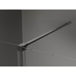 MEXEN/S - Velar sprchový kout, posuvné dveře 160 x 80 cm, dekor, grafit metal 871-160-080-31-95