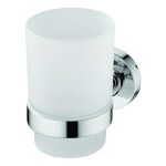 IDEAL STANDARD - IOM Pohárek na kartáčky a pastu s držákem, chrom/satinované sklo A9120AA
