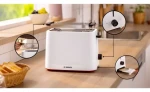 BOSCH MyMoment TAT3M121 bílá / Topinkovač / 2 topinky / 950W / centrování chleba / funkce odmrazování (TAT3M121)