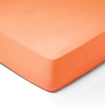 DekorTextil Dětské JERSEY prostěradlo lososové ROZMĚR: (š/d/v) 70 x 140 x 20 cm