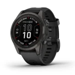 Garmin fenix 7S Pro Solar Sapphire Edition šedá / Chytré hodinky / 1.2" / GPS / BT / ANT+ / Wi-Fi / 10 ATM (010-02776-11)