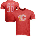 Old Time Hockey Pánské Tričko #30 Mike Vernon Calgary Flames Legenda NHL Velikost: