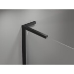 MEXEN/S - Mist L Duo sprchový kout dveře křídlové 120 x 95, černá dekor, černá 8A4L-120L-095P-70-77
