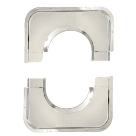 Kryt průvlečky pro ocelový komín - nerezový CZSHP-711L