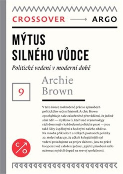 Mýtus silného vůdce (poškozená) - Archie Brown