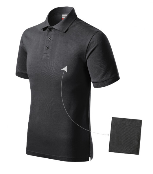 Resist Heavy Polo polokošile pánská ebony gray S
