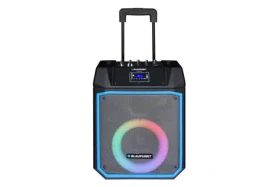 BLAUPUNKT MB08.2 černá / přenosný reproduktor / BT / USB / AUX / 600W / LED / FM (5901750505102)