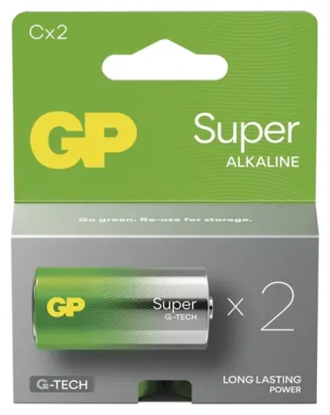 GP Super C / Alkalická baterie / LR14 / 2 ks (1013322200)