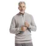 Bushman Pánský svetr Sakari béžový XXXL