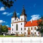 Nástěnný kalendář 2027 Helma Křížem krážem Českou republikou