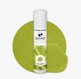 Food Colours sametový sprej Lime Green (100 ml)