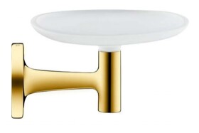 DURAVIT - Starck T Mýdlenka s držákem, matné sklo/zlatá 0099333400