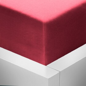 Stanex Napínací prostěradlo jersey - bordó ROZMĚR: (š/d/v) 90 x 200 x 20 cm, Barva: BORDÓ