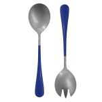 Nicolas Vahé Salátový příbor Serv Blue, modrá barva, kov