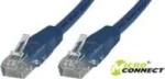 MicroConnect CAT5e U/UTP 1m modrá / PVC (UTP501B)