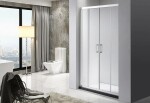 OLSEN SPA - Sprchové dveře VILAR - Barva rámu - Hliník leštěný, Rozměr A - 180, Rozměr C - 190, Směr zavírání - Univerzální Levé / Pravé, Výplň - Čiré bezpečnostní sklo - 6 mm OLBENW102918CC